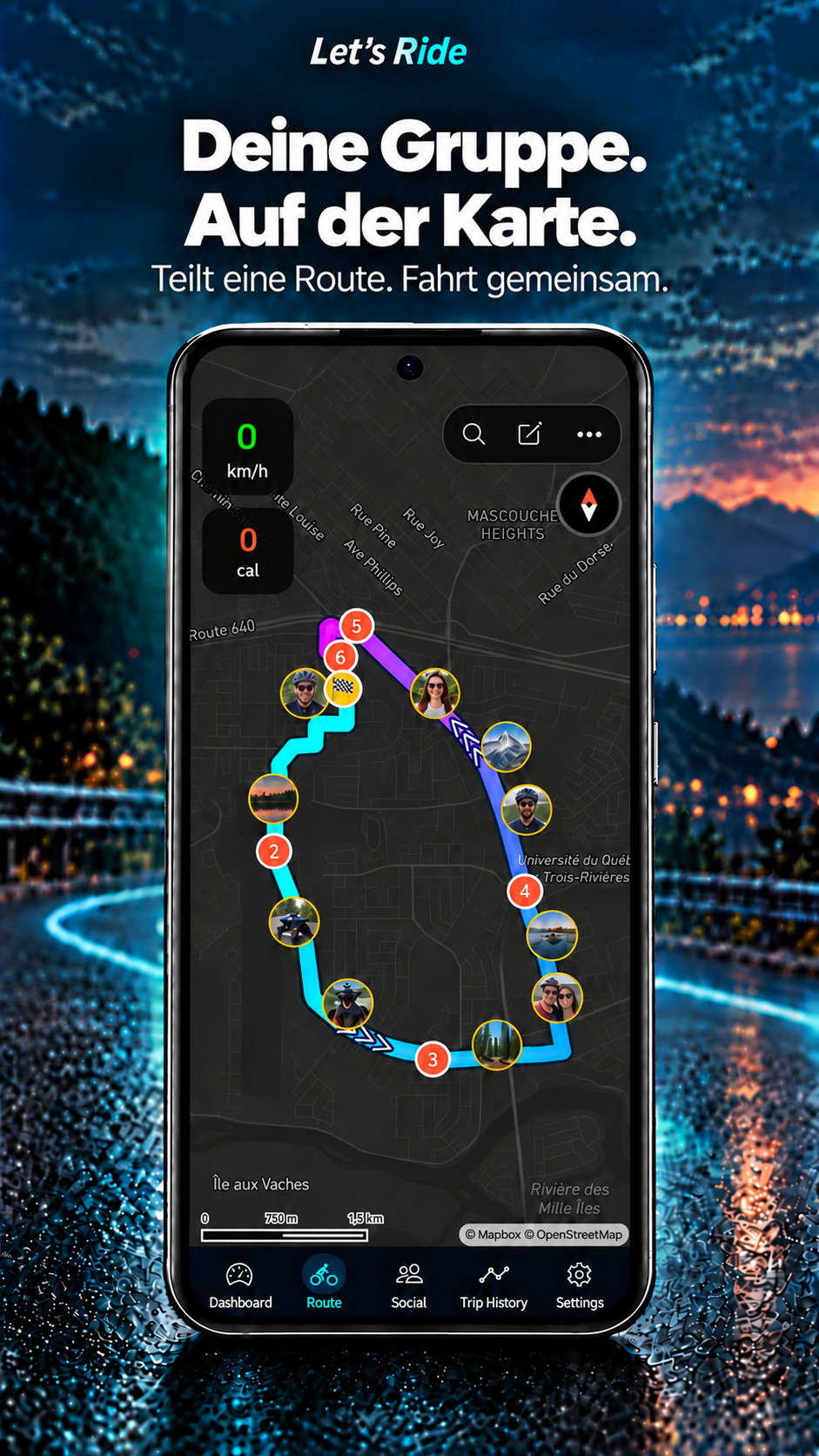 Let’s Ride — Fahrten-Ratgeber